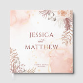 ボーエレガントースタイルピンクローズフローラ歓迎 ゲストブック (正面)