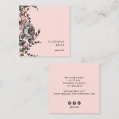 ボーエレガントーフローラ名刺 スクエア名刺 (正面/裏面)