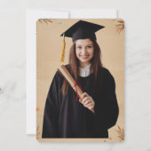 ボーエレガントー卒業招待状カード 招待状 (裏面)