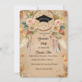 ボーエレガントー卒業招待状カード 招待状 (正面)