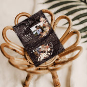 「ボーエレガントー招待状と飾金ゴールドスター 招待状