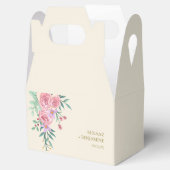 ボーエレガントー赤面ピンクウォーター色フローラ結婚ズ フェイバーボックス (オープン)