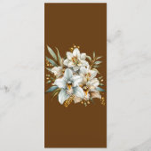 ボーエレガント秋フローラ結婚のメニュー メニュー (裏面)