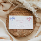 ボーエンクロージャカード性別リビールカスタムインサート エンクロージャーカード