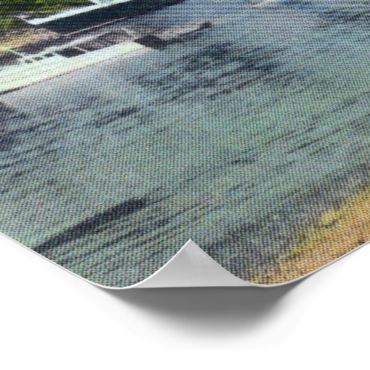 ボーエン島のユニオン汽船のハウサウンドビュー ポスター (角)