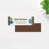 ボーオーブモンスターベビーシャワーメッセージカードPAB (デスク)