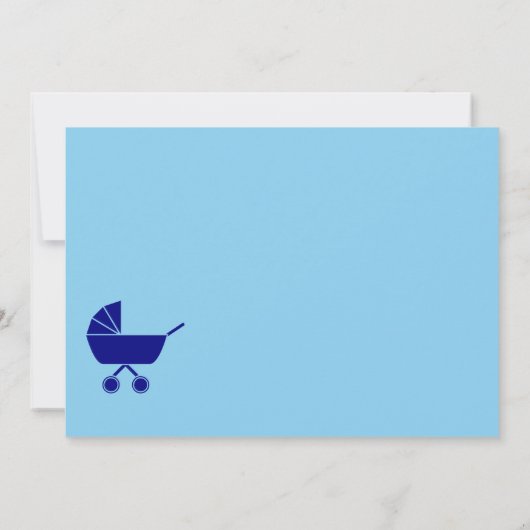 ·ボーカスタムイ·ベビー·シャワー新しいママ·アドバイス·カード 招待状 (裏面)