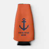 ボーカスタムト航海のいかりボトルクーラー ボトルクーラー (正面)