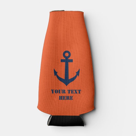 ボーカスタムト航海のいかりボトルクーラー ボトルクーラー (正面)