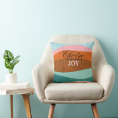 ボーカラフルホ感動的前向き引用文 クッション (椅子)