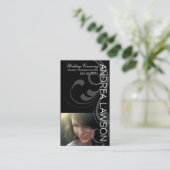 ボーカリストのソングライターの歌手の写真のためのHeadshot 名刺 (スタンド正面)