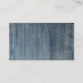 ボーカリストのブルー・ジーンズQRコード 名刺 (裏面)