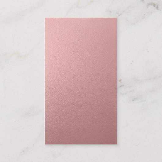 ボーカリストの歌手の音楽的なクレフ、音符記号のロゴのばら色の金ゴールド音楽 名刺 (裏面)