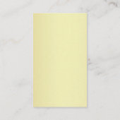 ボーカリスト歌手ミュージカルクレフ、 音符記号ロゴ金ゴールド音楽 名刺 (裏面)