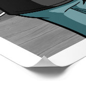 ボーカリスト音楽ユーモアプおもしろいンのポスター ポスター (角)