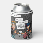 ボーカリスト音楽ユーモアプおもしろいンクーラーボックス 缶クーラー (缶正面)