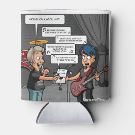 ボーカリスト音楽ユーモアプおもしろいンクーラーボックス 缶クーラー