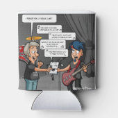 ボーカリスト音楽ユーモアプおもしろいンクーラーボックス 缶クーラー (裏面)