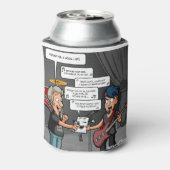 ボーカリスト音楽ユーモアプおもしろいンクーラーボックス 缶クーラー (缶裏面)