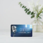 ボーカリスト、シンガー、ソロ、パフォーマンスエンターテイメント 名刺 (スタンド正面)