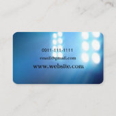 ボーカリスト、シンガー、ソロ、パフォーマンスエンターテイメント 名刺 (裏面)