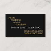 ボーカリスト，歌手，パフォーマー，音楽，レッスンマイク 名刺 (裏面)