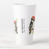 ボーカルアカゲラ カフェラテマグ (正面)