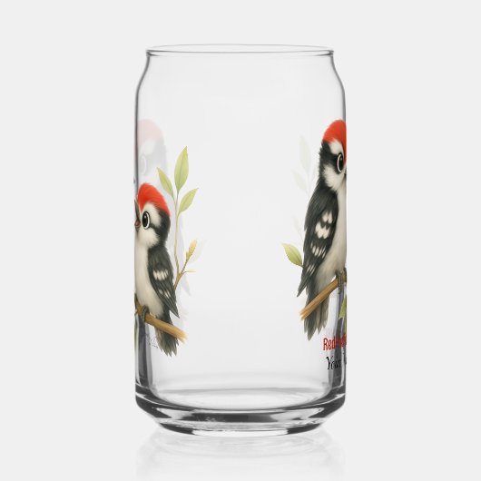 ボーカルアカゲラ ガラス缶 (右)