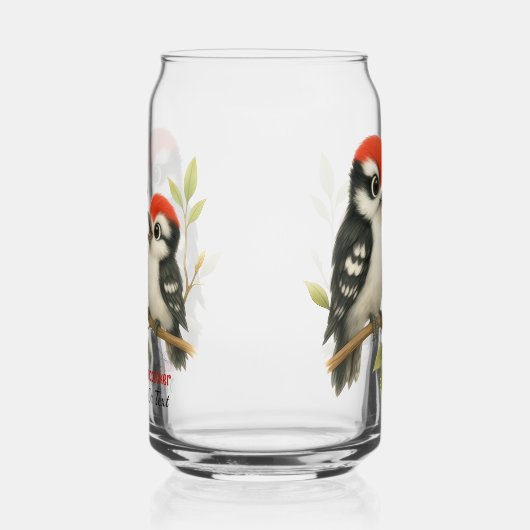 ボーカルアカゲラ ガラス缶 (左)