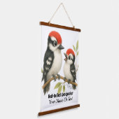 ボーカルアカゲラ 吊り下げ型タペストリー (傾斜あり)
