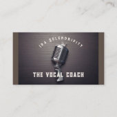 ボーカルコーチビジネスカード 名刺 (正面)