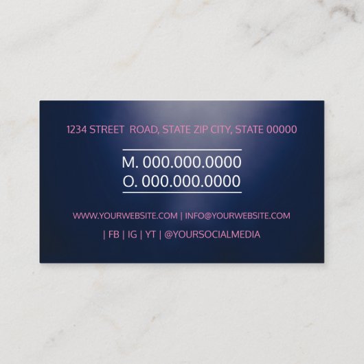 ボーカルコーチ歌手 名刺 (裏面)