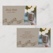 ボーカルコーチ 名刺 (正面/裏面)