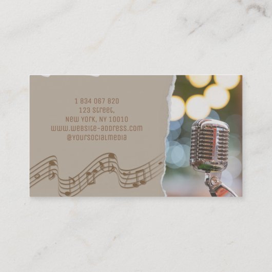 ボーカルコーチ 名刺 (裏面)