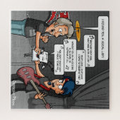 ボーカルミュージックユーモおもしろいアプンジグソーパズル ジグソーパズル (横)