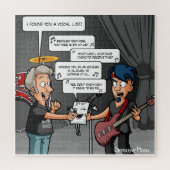 ボーカルミュージックユーモおもしろいアプンジグソーパズル ジグソーパズル (縦)