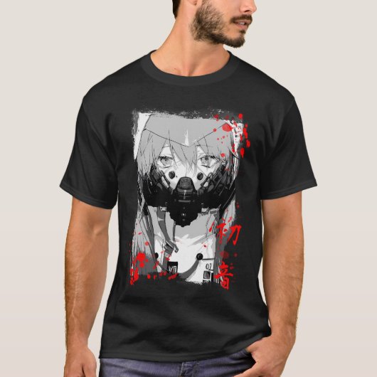 ボーカロイド – 初音ミク08 Tシャツ (正面)