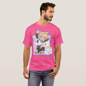 ボーカロイドWindowsブルー版鏡山レン Tシャツ (正面フル)