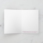 ボーガンハウス ラグジュアリー プリント クリスマス テーマ カード (内部)