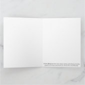 ボーガンハウス ラグジュアリー プリント クリスマス テーマ カード (内部)