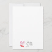 ボーガーリー招待状から誕生日 招待状 (裏面)