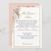 ボーキンセアニェラ招待 招待状 (正面/裏面)