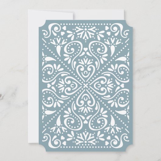 ボークスアーツ結婚式招待状 |トルマリン 招待状 (裏面)