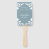 ボークスアーツ結婚式 プログラム ハンドファン (正面)