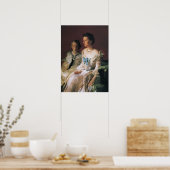 ボークス – セオドア夫人のルーズベルトと娘のエセル ポスター (キッチン)