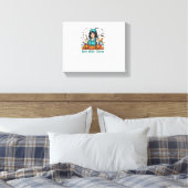 ボークルーハロウィーンナースとシリンジとパム キャンバスプリント (インサイチュ (寝室))