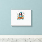 ボークルーハロウィーンナースとシリンジとパム キャンバスプリント (インサイチュ (ウッドフロア))