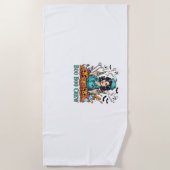 ボークルーハロウィーンナースとシリンジとパム ビーチタオル (正面)