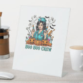 ボークルーハロウィーンナースとシリンジとパム 台座サイン (インサイチュ)