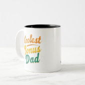 ボークールナスパパマグカスタム- Stepdad Gift ツートーンマグカップ (正面左)